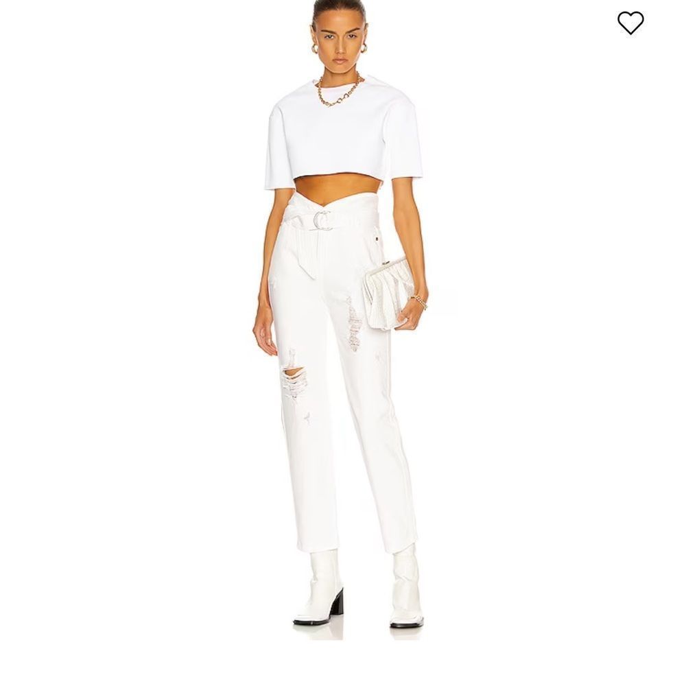 Marissa Webb Travis White Denim pants Size 23 🌻SOLD OUT🌻